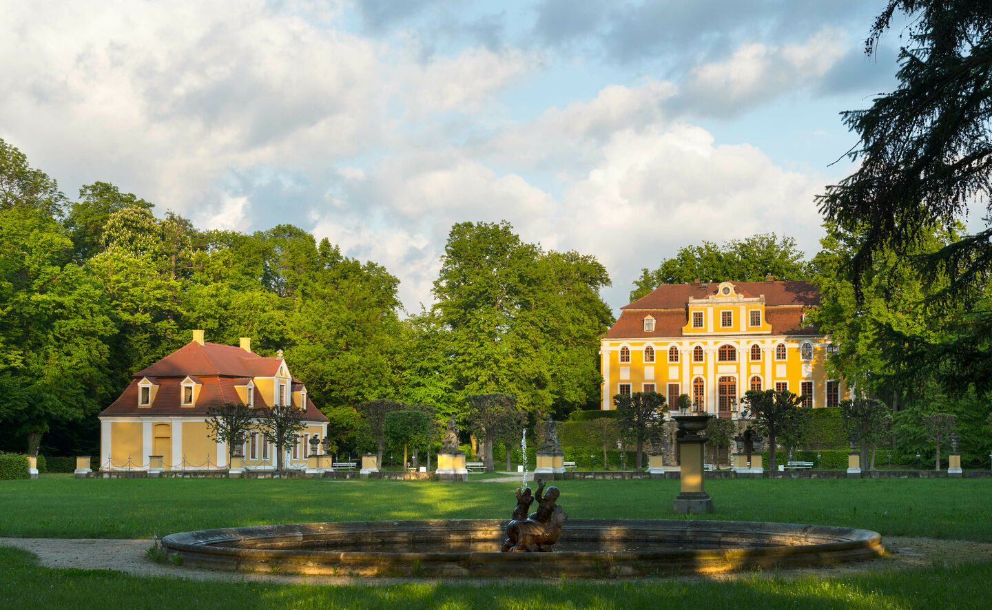 Neschwitzer Schlosshof, &copy; Leo Seidel